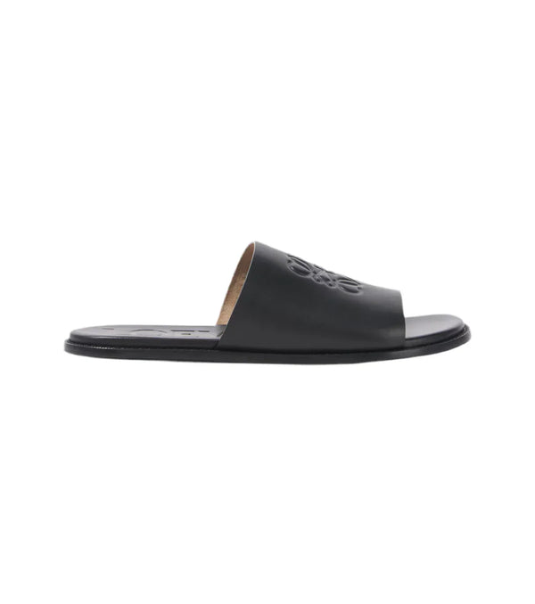 Loewe Paula's Ibiza Flex Anagram leather slide sandals