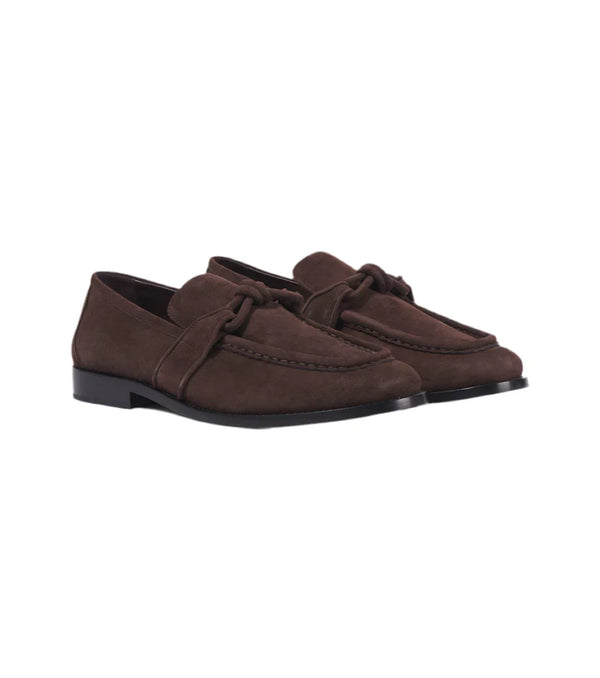 Bottega Veneta Astaire Knot suede loafers