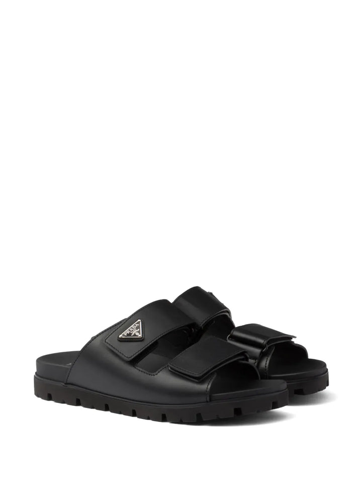 Prada Leather Strap Sandals