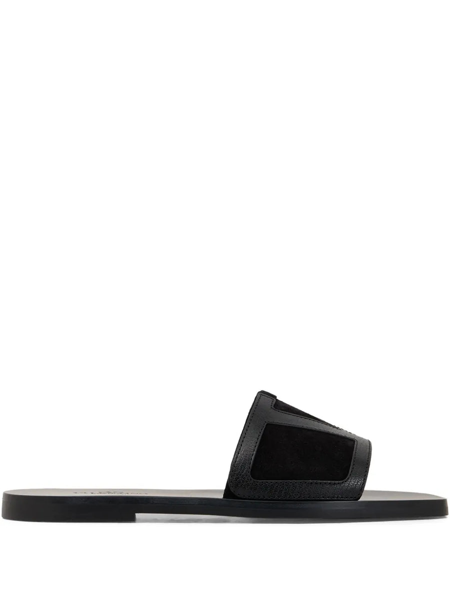 Valentino Garavani Viva Superstar leather flat sandals