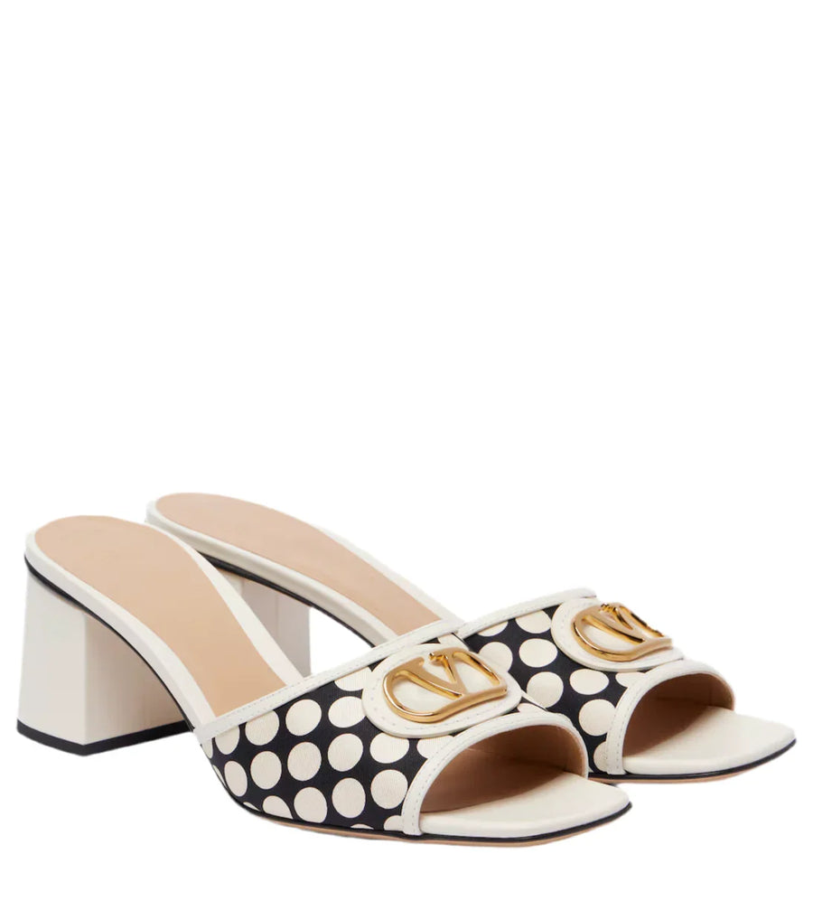 Valentino Garavani VLogo polka-dot mules