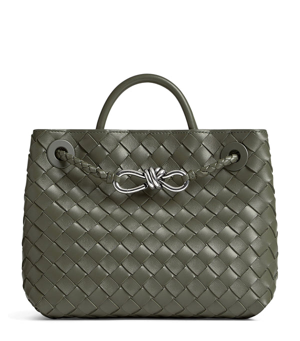 Bottega Veneta Small Leather Andiamo Top-Handle Bag