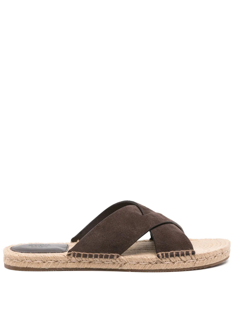 Zegna slip-on suede espadrilles