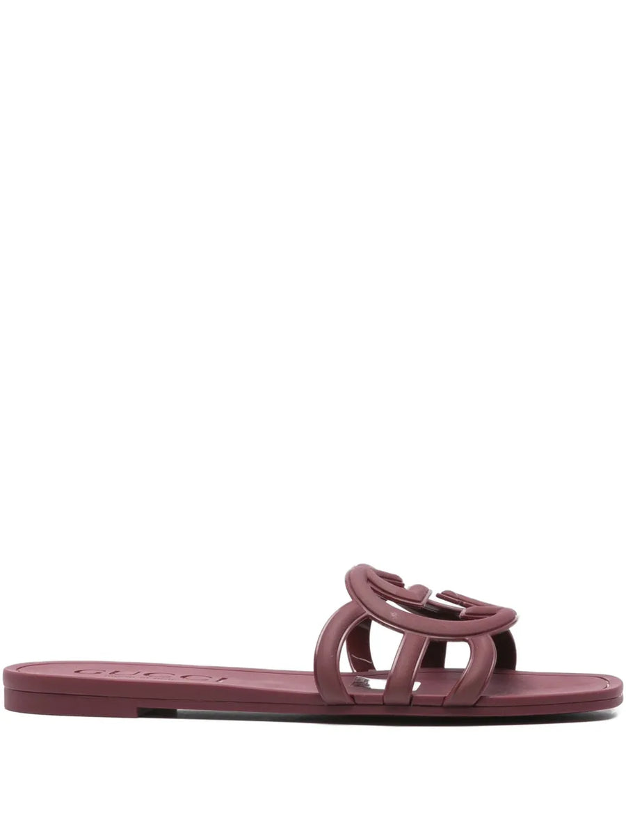 Gucci GG-logo flat sandals