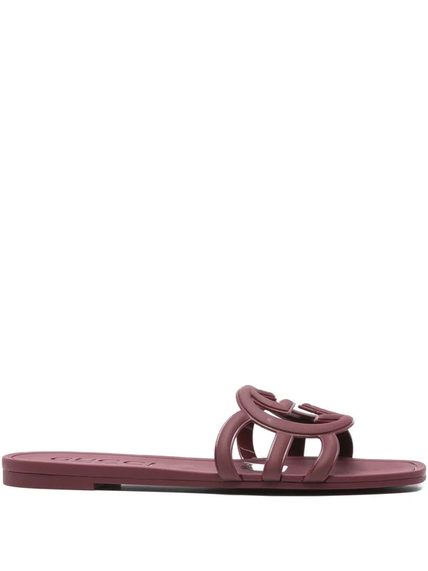 Gucci GG-logo flat sandals