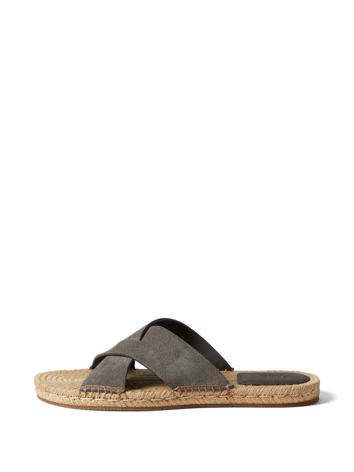 Zegna Suede Espadrille Sandals