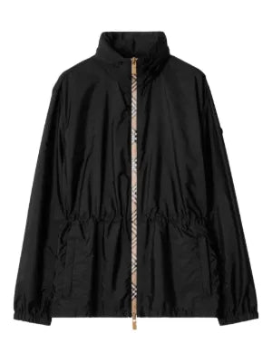 Burberry logo-patch jacket