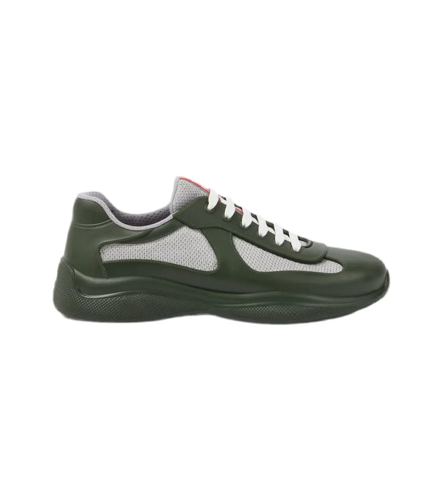Prada America's Cup rubber and bike fabric sneakers