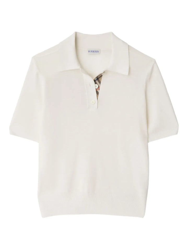 Burberry wool polo shirt