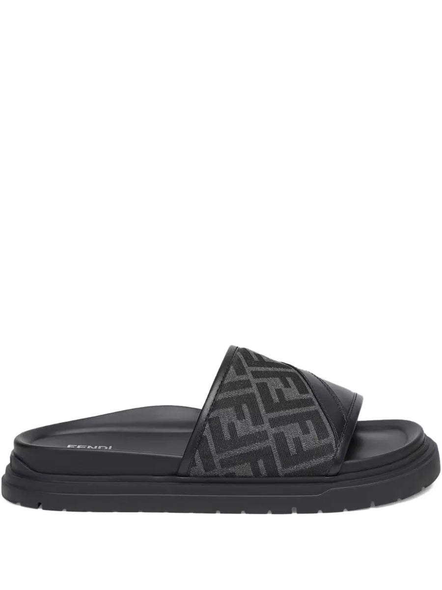 FENDI Diagonal FF jacquard sandals
