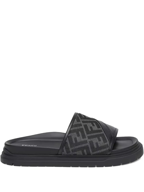 FENDI Diagonal FF jacquard sandals