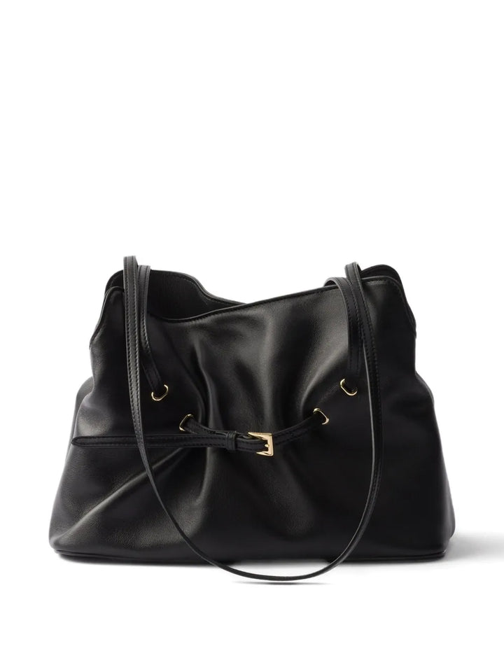 Prada small Dada leather tote bag