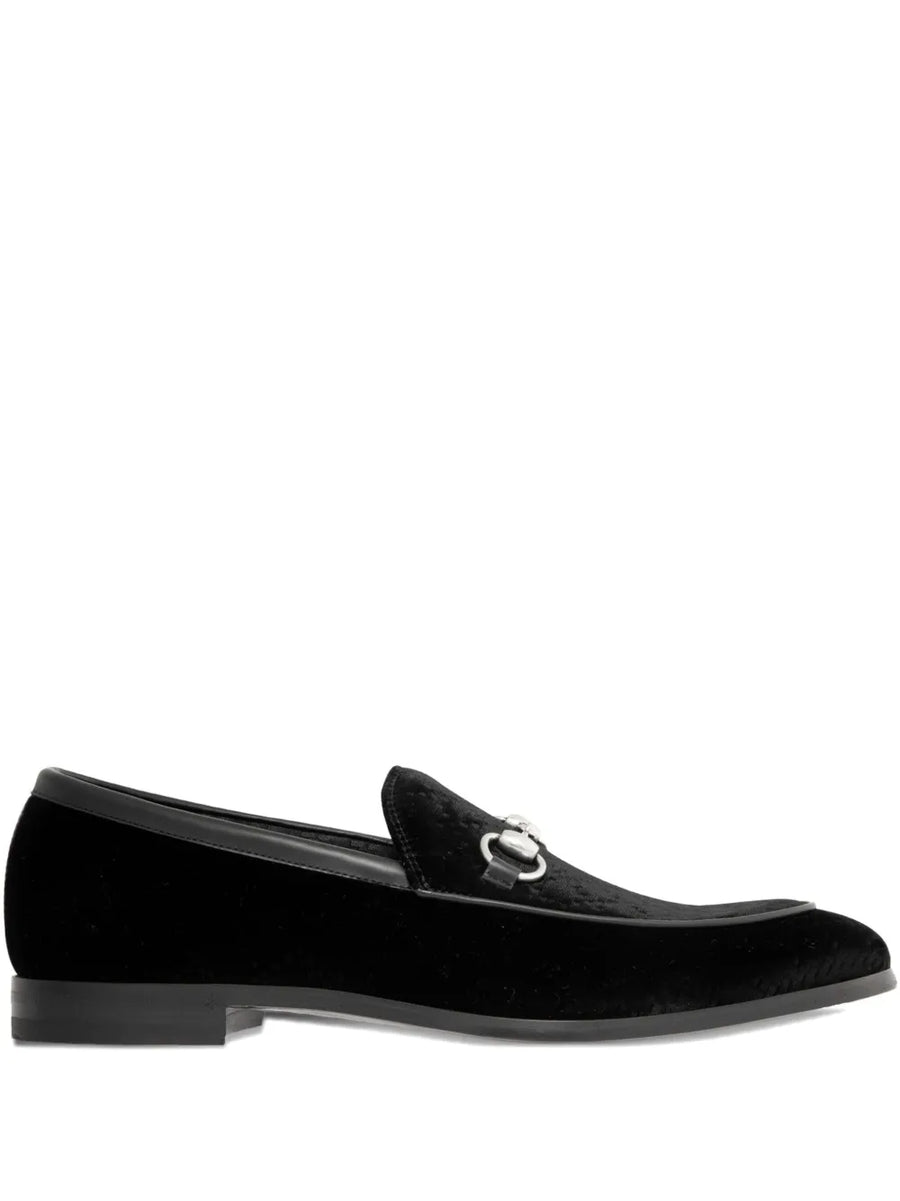 Gucci Gucci Jordaan GG velvet loafers