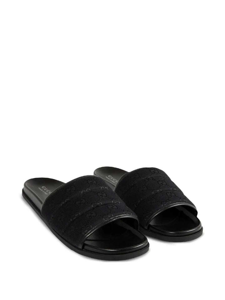 Gucci GG-pattern padded slide sandals