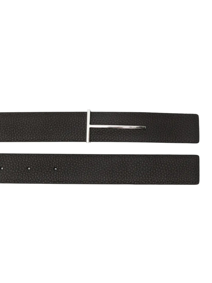 TOM FORD T-bar leather belt