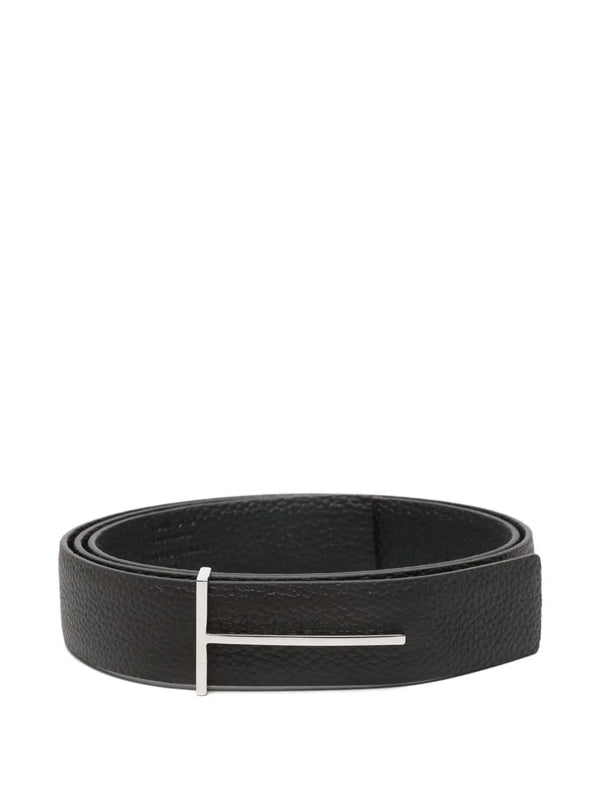 TOM FORD T-bar leather belt