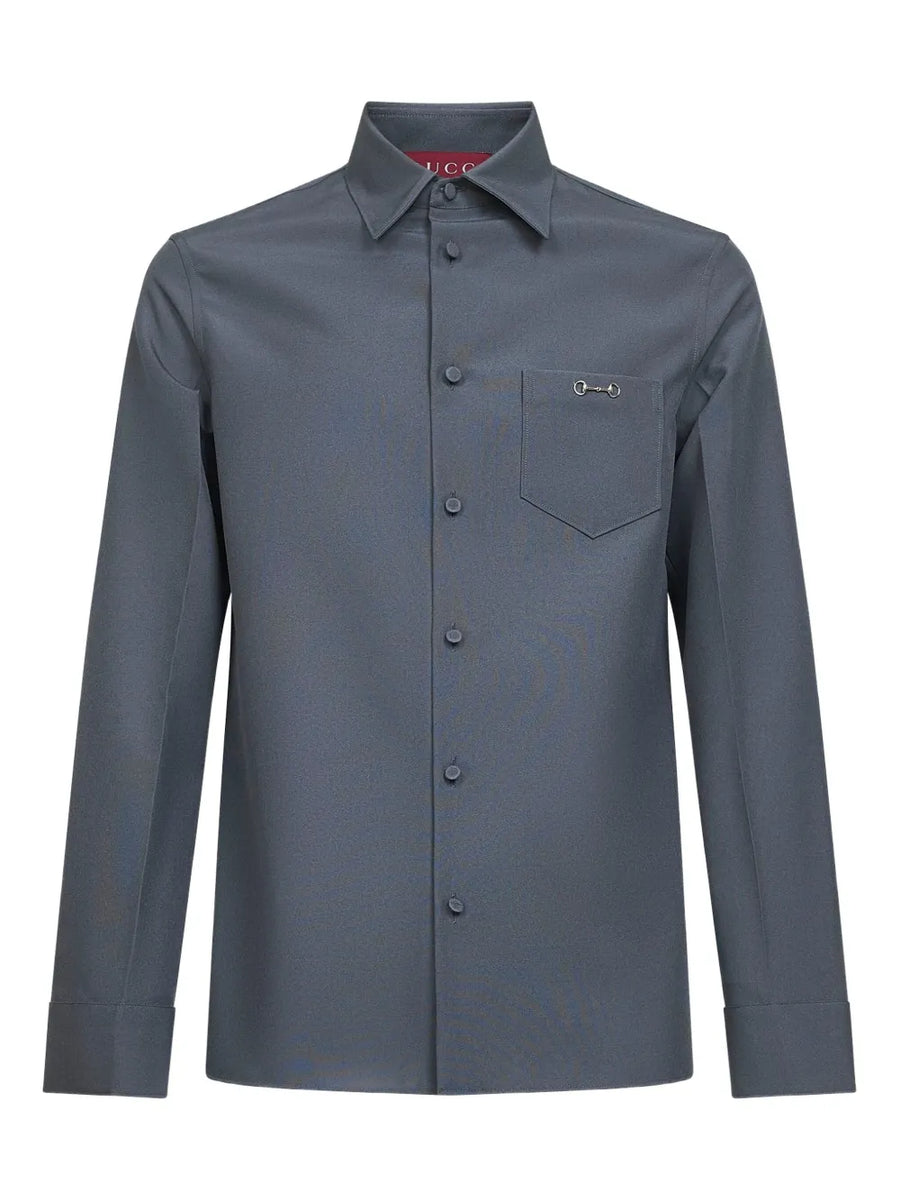 Gucci horsebit-detail shirt