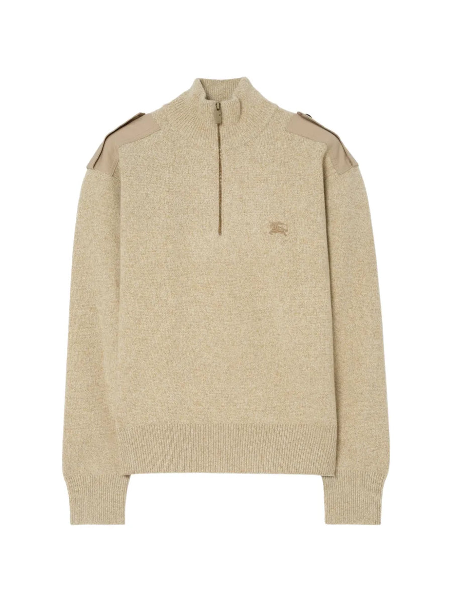 Burberry funnel-neck Equestrian sweater