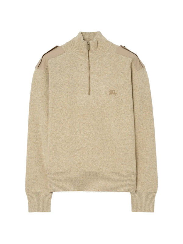 Burberry funnel-neck Equestrian sweater