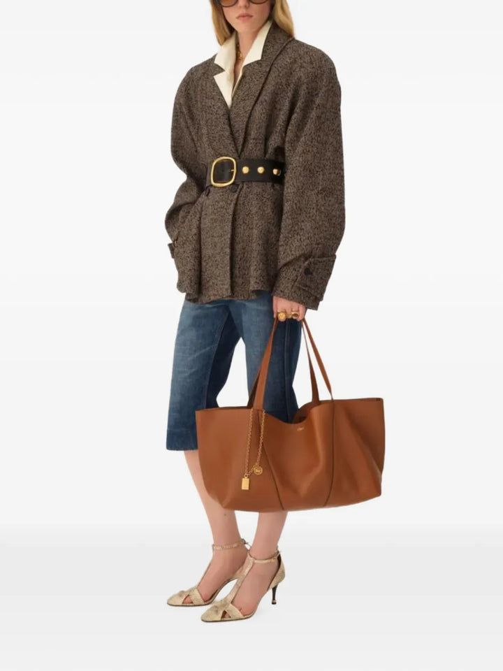 Chloé chain-detail leather shoulder bag