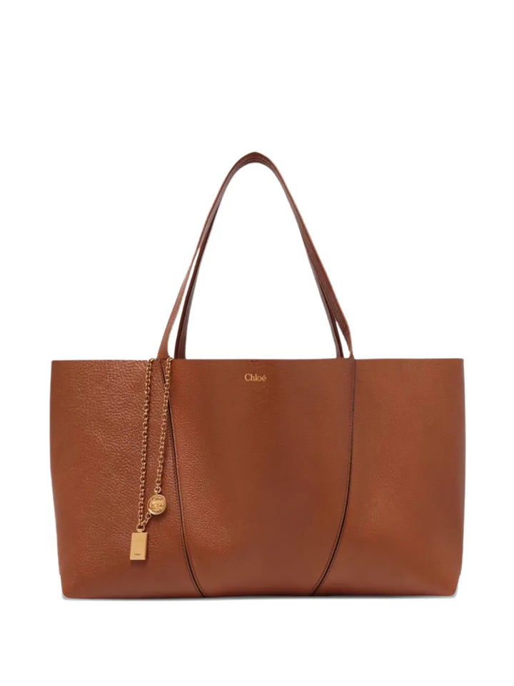 Chloé chain-detail leather shoulder bag