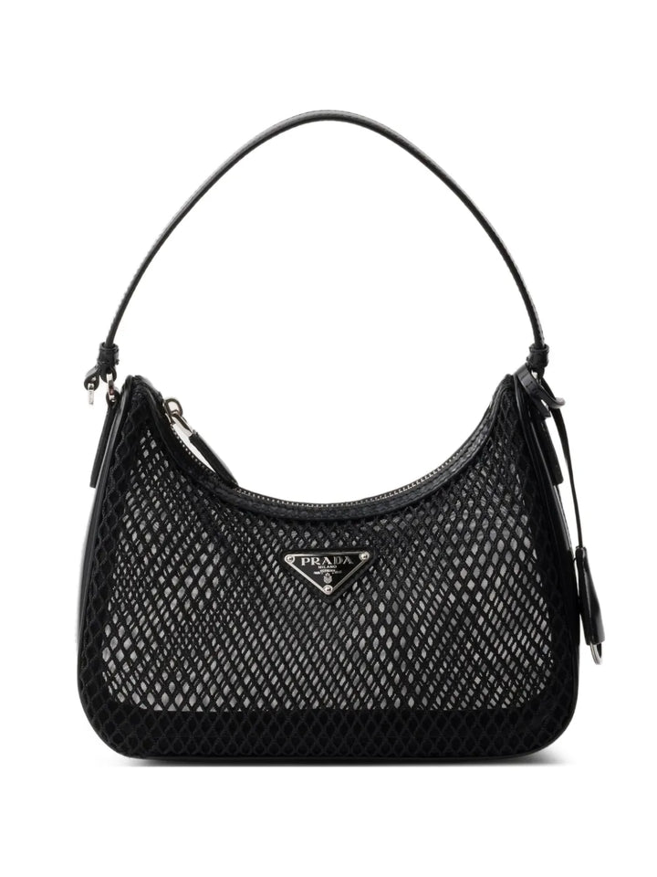 Prada Re-Edition 2005 mesh and brushed leather bag
