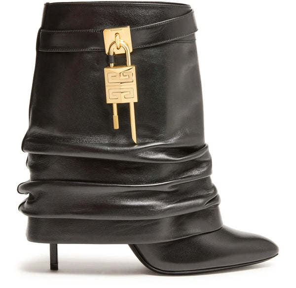 Givenchy Shark Lock Stiletto nappa leather ankle boots