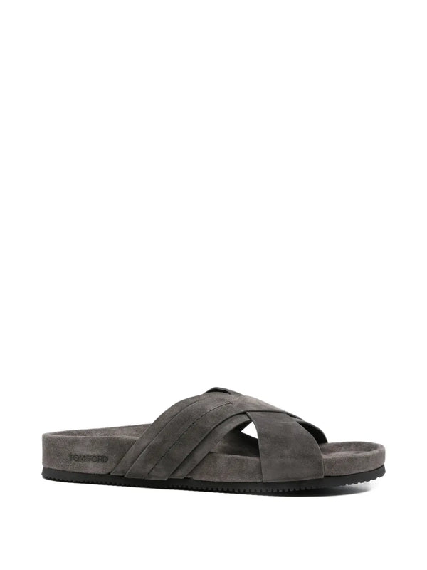 TOM FORD crisscross strap sandals