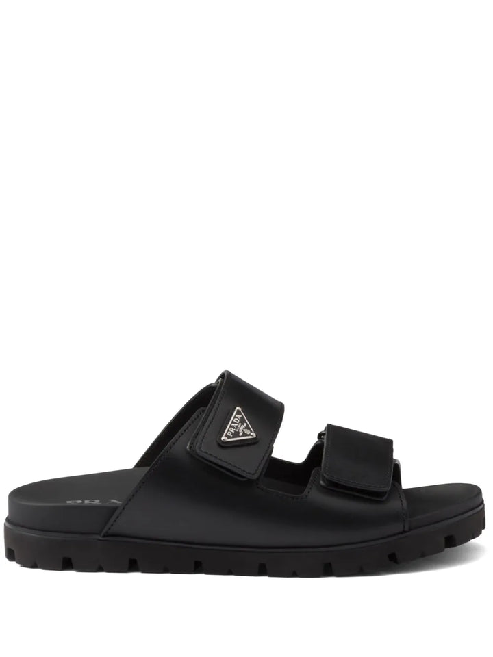 Prada Leather Strap Sandals