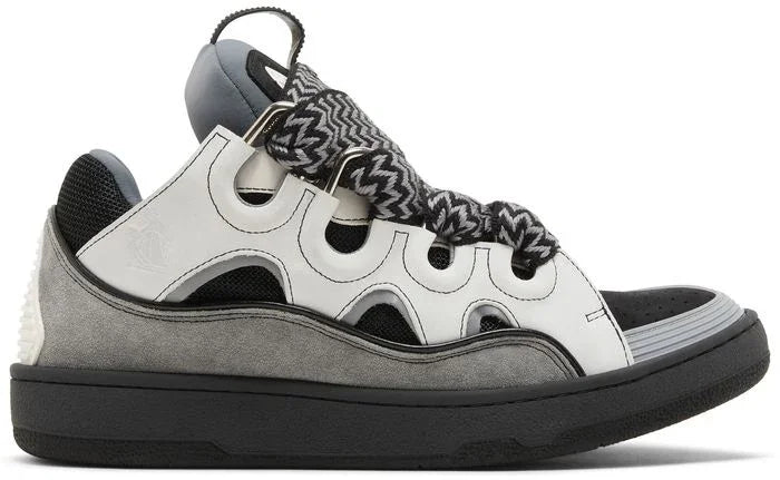 Lanvin Curb Sneakers 'White Anthracite'