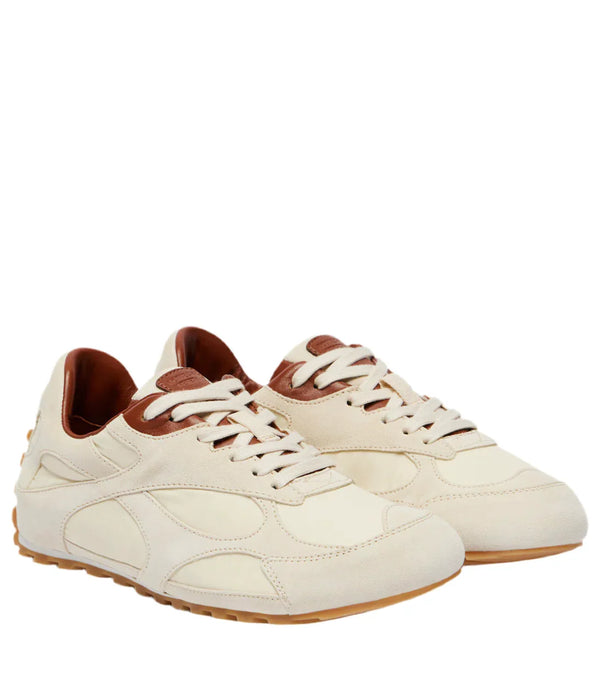 Bottega Veneta Orbit Flash suede-trimmed sneakers