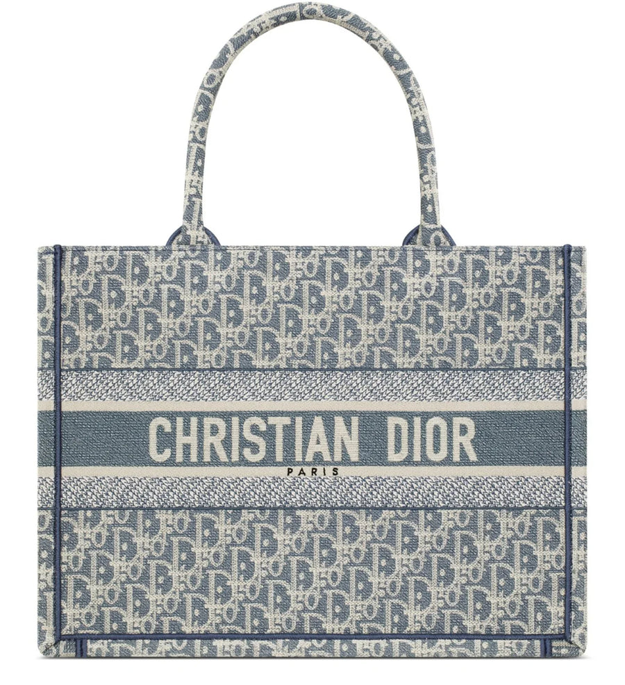 Dior Medium Book Tote Dior Oblique embroidery