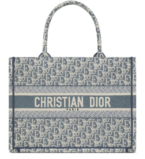 Dior Medium Book Tote Dior Oblique embroidery