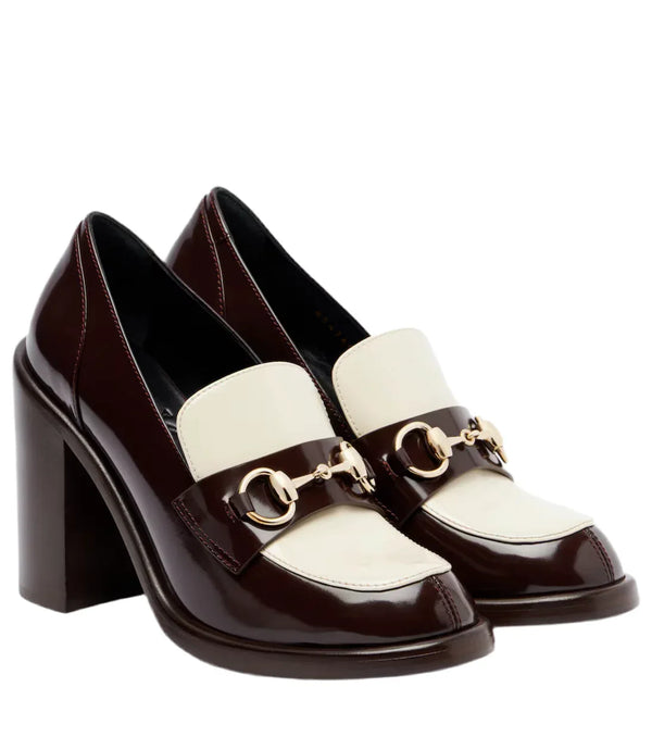 Gucci Savoy Horsebit leather loafer pumps