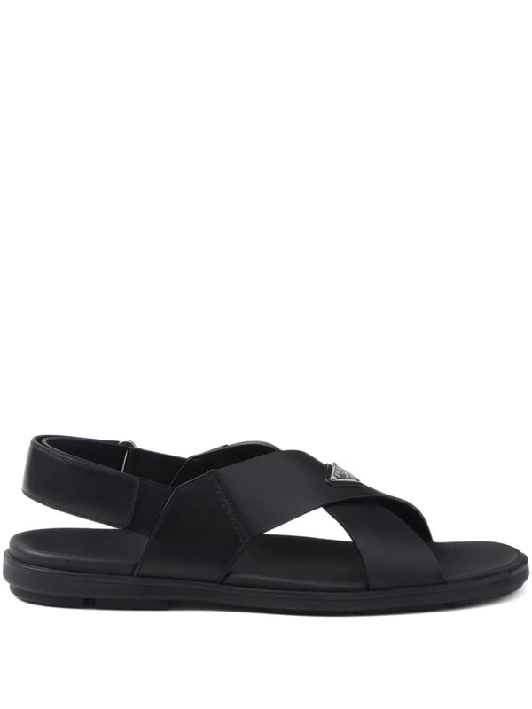 Prada cross-strap sandals