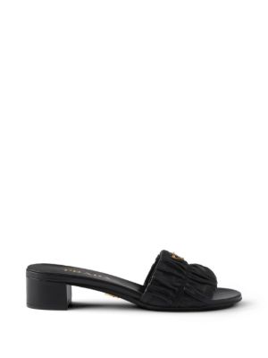 Prada matelassé nappa leather slides