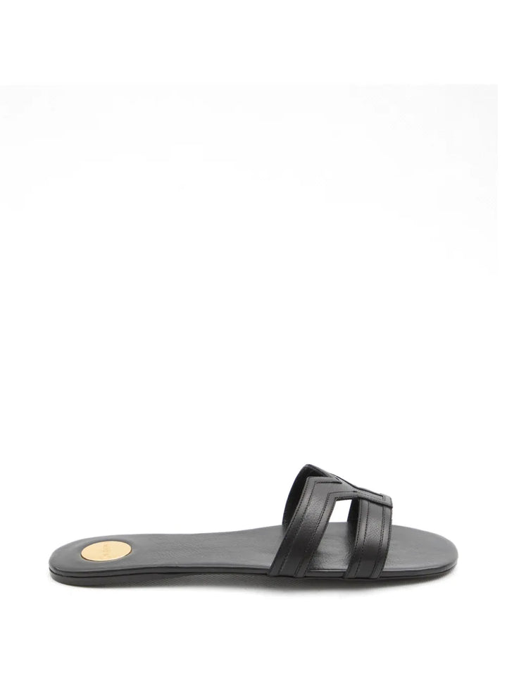 Saint Laurent Mabrouka Double-Strap Sandals