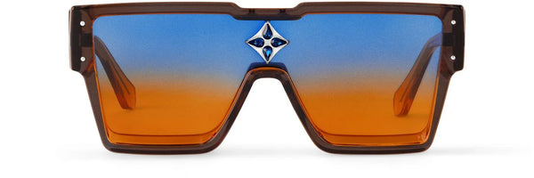 Louis Vuitton Cyclone Orange Blue Sunglasses