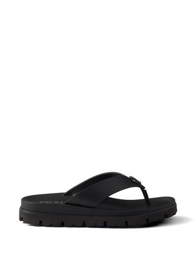 Prada Rubber Thong Sandals