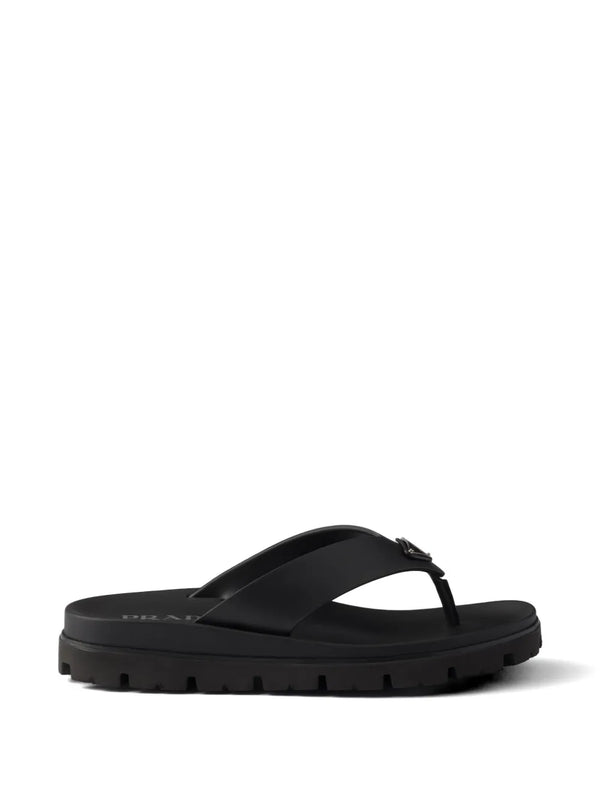 Prada Rubber Thong Sandals