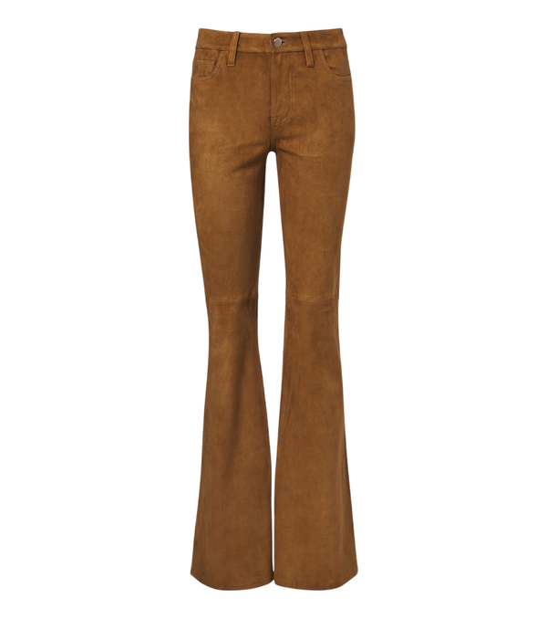 7 For All Mankind Calça flare de camurça Dojo
