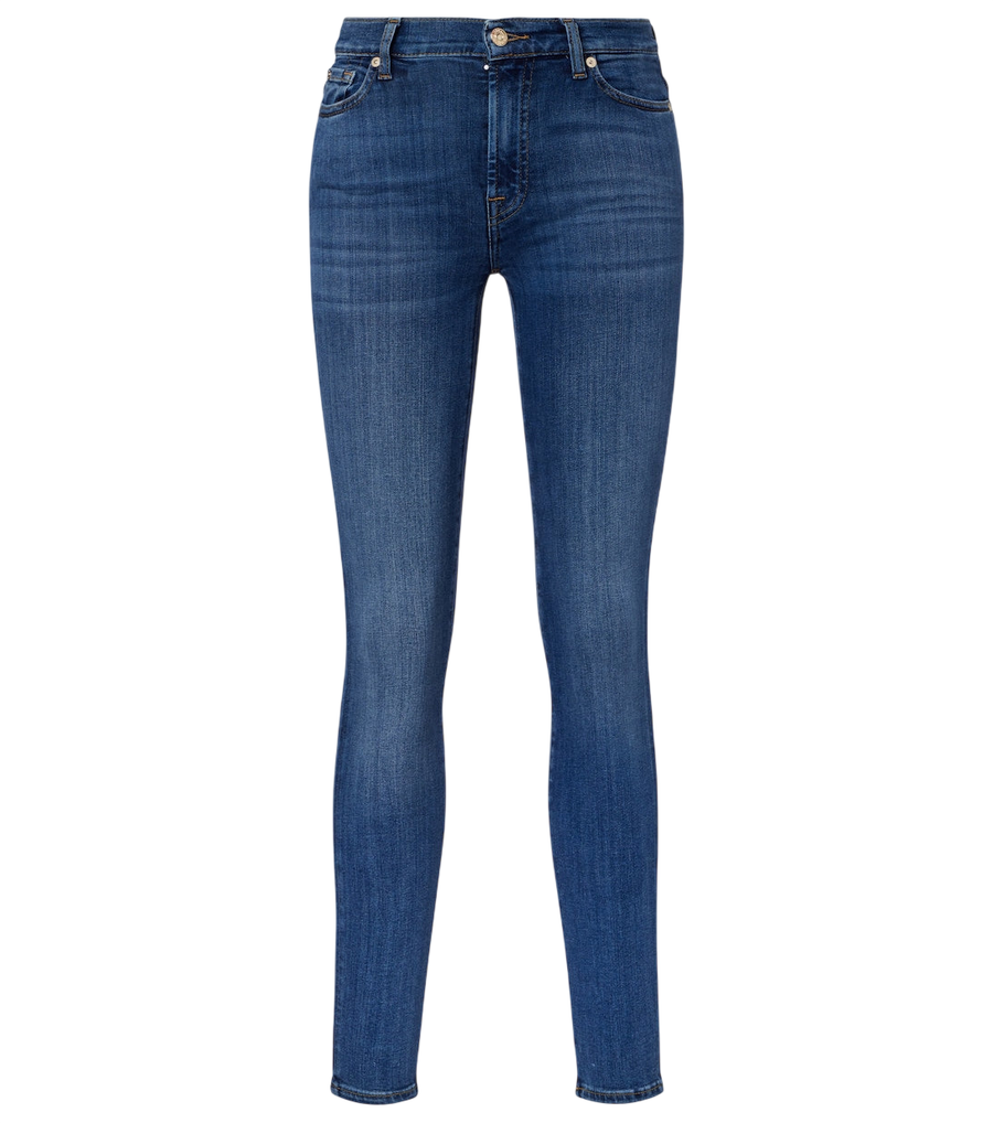7 For All Mankind HW high-waist skinny jeans