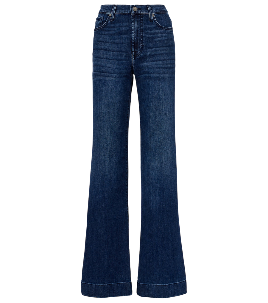 7 For All Mankind Jeans a zampa d'elefante a vita alta Modern Dojo