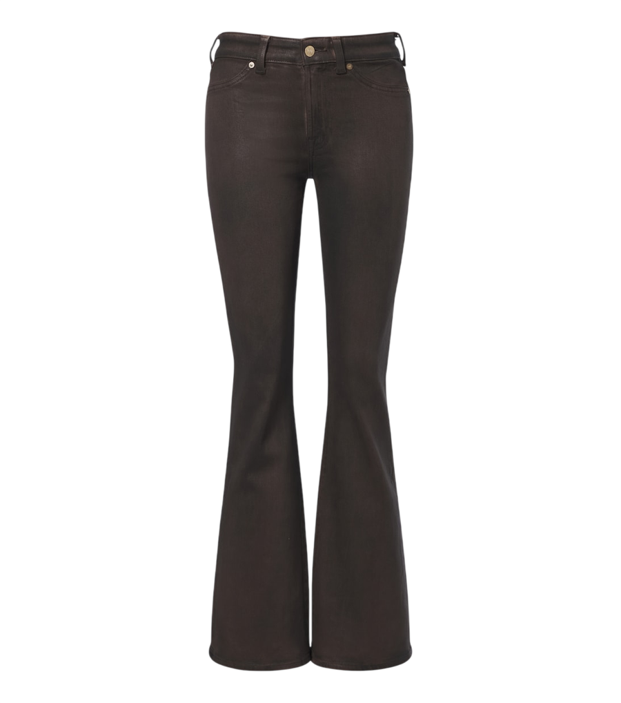7 For All Mankind The Leggy bootcut coated jeans