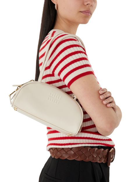MIU MIU Small Beau Half-Moon Leather Bag
