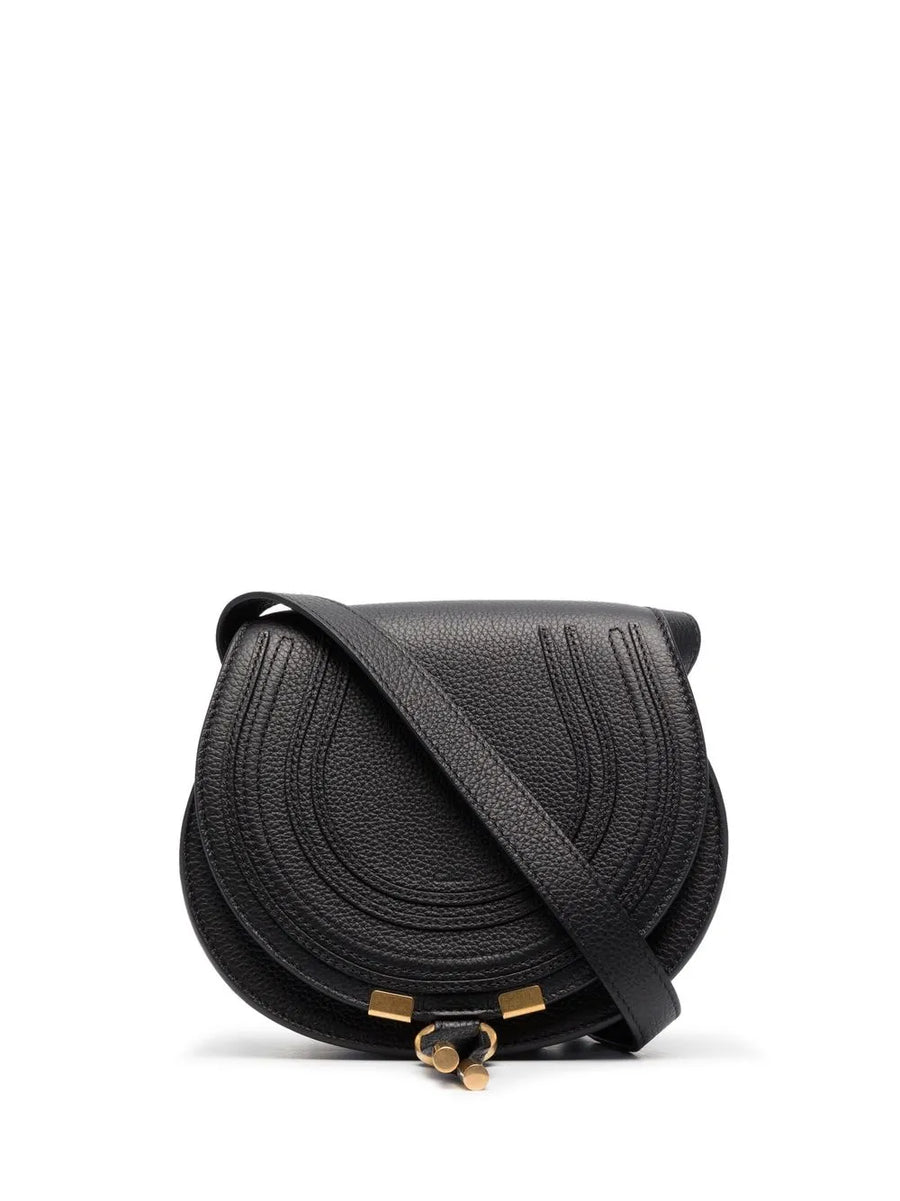 Chloé Small Marcie Grained Leather Crossbody Bag
