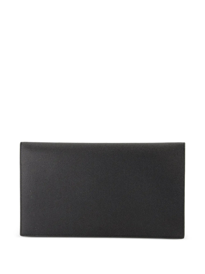 Saint Laurent medium Uptown logo-plaque clutch bag