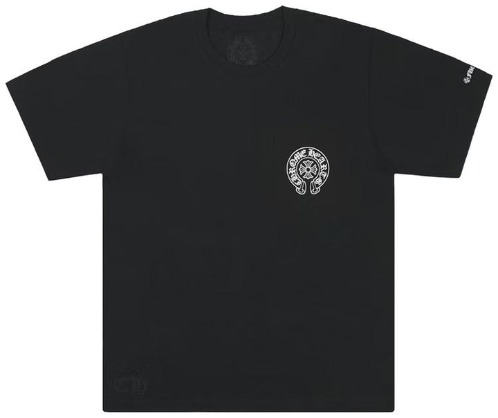 Chrome Hearts Horseshoe Logo Pocket T Shirt Black