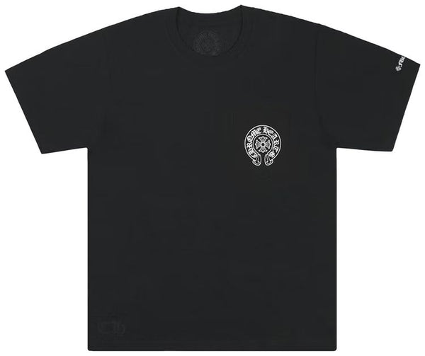 Chrome Hearts Horseshoe Logo Pocket T Shirt Black