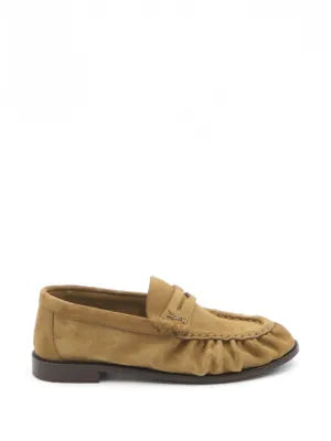 Saint Laurent gathered cassandre loafers